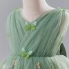 image:imageIDOPIP Toddler Baby Girls Shiny Butterfly Tutu Dress Princess Birthday Party Pageant Flower Girl Wedding VBackless DressesSage Green Floral