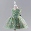 image:imageIDOPIP Toddler Baby Girls Shiny Butterfly Tutu Dress Princess Birthday Party Pageant Flower Girl Wedding VBackless DressesSage Green Floral