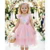 image:imageIDOPIP Toddler Baby Girls Shiny Butterfly Tutu Dress Princess Birthday Party Pageant Flower Girl Wedding Tulle Dresses 26TPink