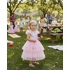 image:imageIDOPIP Toddler Baby Girls Shiny Butterfly Tutu Dress Princess Birthday Party Pageant Flower Girl Wedding Tulle Dresses 26TPink