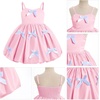 image:imageIDOPIP Toddler Girls Pink Bow Birthday Dress BubbleHem Princess Flower Girl Wedding Pageant Formal Party Dresses Photo ShootPink