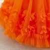image:imageIDOPIP Toddler Girl Flower Girl Dress Lace Tulle Tutu Ball Gown for Wedding Birthday Baptism Photoshoot 15 YearsOrange
