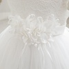 image:imageIDOPIP Toddler Girl Flower Girl Dress Lace Tulle Tutu Ball Gown for Wedding Birthday Baptism Photoshoot 15 YearsWhite