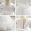 image:imageIDOPIP Toddler Girl Flower Girl Dress Lace Tulle Tutu Ball Gown for Wedding Birthday Baptism Photoshoot 15 YearsWhite