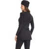 image:imageIDOPIP Womens Muslim Modest Swimsuits Burkini Islamic Swimming Suits 3 Piece Full Coverage Swimwear with Hijab Tops PantsBlack