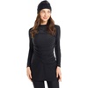 image:imageIDOPIP Womens Muslim Modest Swimsuits Burkini Islamic Swimming Suits 3 Piece Full Coverage Swimwear with Hijab Tops PantsBlack