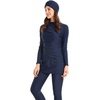 image:imageIDOPIP Womens Muslim Modest Swimsuits Burkini Islamic Swimming Suits 3 Piece Full Coverage Swimwear with Hijab Tops PantsNavy Blue