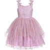 image:imageIDOPIP Toddler Princess Dress Fairy Birthday Tulle Glitter Dresses for Baby Girl Bow Tie Strap Tutu Gown for Party WeddingPurple