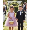 image:imageIDOPIP Toddler Princess Dress Fairy Birthday Tulle Glitter Dresses for Baby Girl Bow Tie Strap Tutu Gown for Party WeddingPurple
