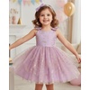 image:imageIDOPIP Toddler Princess Dress Fairy Birthday Tulle Glitter Dresses for Baby Girl Bow Tie Strap Tutu Gown for Party WeddingPurple
