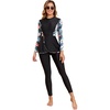 image:imageIDOPIP Women Modest Swimsuit 2 Piece Long Sleeve Rash Guard Swimwear Full Coverage Bathing Suit with Pants Muslim SwimsuitBlack
