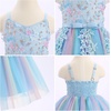 image:imageIDOPIP Toddler Baby Girl Birthday Dress Sequins Lace Rainbow Tulle Dress Graduation Wedding Party Pageant Dresses 27 YearsRainbow Blue