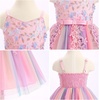 image:imageIDOPIP Toddler Baby Girl Birthday Dress Sequins Lace Rainbow Tulle Dress Graduation Wedding Party Pageant Dresses 27 YearsRainbow Pink