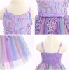 image:imageIDOPIP Toddler Baby Girl Birthday Dress Sequins Lace Rainbow Tulle Dress Graduation Wedding Party Pageant Dresses 27 YearsRainbow Purple