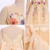 image:imageIDOPIP Embroidery Flower Girl Lace Dress for Kid Wedding Pageant Tulle Gown  Little Big Girls Formal Party First Communion Dresses Toddler Birthday Princess Bridesmaid Backless Bowknot Maxi Tulle GownApricot