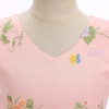 image:imageIDOPIP Embroidery Flower Girl Lace Dress for Kids Wedding Pageant Party First Communion Dresses Princess Bridesmaid Maxi GownPink Floral
