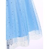 image:imageIDOPIP Flower Girl Dress for Wedding Formal Pageant Dresses for Girls Junior Bridesmaid First Communion Birthday Tulle GownBlue