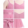 image:imageIDOPIP Flower Girl Dress for Wedding Formal Pageant Dresses for Girls Junior Bridesmaid First Communion Birthday Tulle GownDusty Pink