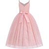 image:imageIDOPIP Flower Girl Dress for Wedding Formal Pageant Dresses for Girls Junior Bridesmaid First Communion Birthday Tulle GownPink