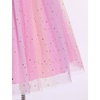 image:imageIDOPIP Flower Girl Dress for Wedding Formal Pageant Dresses for Girls Junior Bridesmaid First Communion Birthday Tulle GownRainbow Pink