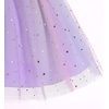 image:imageIDOPIP Flower Girl Lace Dress for Kids Baby Wedding Pageant Birthday Party Dresses Toddler Bead VBackless Bowknot Tulle GownRainbow Purple