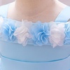 image:imageIDOPIP Infant Baby Flower Girl Dress Cold Shoulder Toddler Birthday Dresses Pageant Wedding Party Baptism Tulle Tutu GownBlue