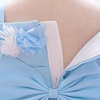 image:imageIDOPIP Infant Baby Flower Girl Dress Cold Shoulder Toddler Birthday Dresses Pageant Wedding Party Baptism Tulle Tutu GownBlue