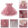 image:imageIDOPIP Infant Baby Flower Girl Dress Cold Shoulder Toddler Birthday Dresses Pageant Wedding Party Baptism Tulle Tutu GownDusty Pink