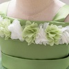 image:imageIDOPIP Infant Baby Flower Girl Dress Cold Shoulder Toddler Birthday Dresses Pageant Wedding Party Baptism Tulle Tutu GownGreen