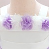image:imageIDOPIP Infant Baby Flower Girl Dress Cold Shoulder Toddler Birthday Dresses Pageant Wedding Party Baptism Tulle Tutu GownLight Purple