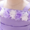 image:imageIDOPIP Infant Baby Flower Girl Dress Cold Shoulder Toddler Birthday Dresses Pageant Wedding Party Baptism Tulle Tutu GownPurple