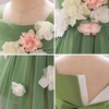 image:imageIDOPIP Toddler Baby Flower Girl Dress for Kids Wedding Pageant Party Prom Gown First Communion Birthday Tutu Tulle DressesGreen