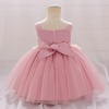 image:imageIDOPIP Toddler Baby Flower Girl Dress for Kids Wedding Pageant Party Prom Gown First Communion Birthday Tutu Tulle DressesPink