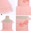image:imageIDOPIP Toddler Baby Girls Birthday Dresses Shiny Floral Tulle Tutu Princess Pageant Dress Cake Smash Photo Shoot Outfit 16TPink