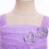 image:imageIDOPIP Toddler Baby Girls Birthday Dresses Shiny Floral Tulle Tutu Princess Pageant Dress Cake Smash Photo Shoot Outfit 16TPurple