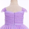 image:imageIDOPIP Toddler Baby Girls Birthday Dresses Shiny Floral Tulle Tutu Princess Pageant Dress Cake Smash Photo Shoot Outfit 16TPurple