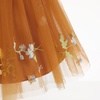 image:imageIDOPIP Toddler Flower Girl Dress Ruffle Tulle VBack Birthday Pageant Gown  Girls Bowknot VBackless Wedding Dress Baby 1st 2nd 3rd Birthday Dresses Tulle Tutu Party Princess Communion Formal Ball GownBrown