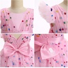 image:imageIDOPIP Toddler Flower Girl Dress Ruffle Tulle VBack Birthday Pageant Gown  Girls Bowknot VBackless Wedding Dress Baby 1st 2nd 3rd Birthday Dresses Tulle Tutu Party Princess Communion Formal Ball GownPink