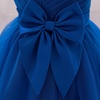 image:imageIDOPIP Toddler Flower Girl Dress Sequin Bowknot Tulle Party Dress 6M3T  Pageant Wedding Guest Dress Baby 1st 2nd 3rd Birthday Dress Ruffle Tulle Tutu Party Princess Communion Formal Ball GownRoyal Blue