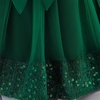 image:imageIDOPIP Toddler Flower Girl Dress Sequin Bowknot Tulle Party Dress 6M3T  Pageant Wedding Guest Dress Baby 1st 2nd 3rd Birthday Dress Ruffle Tulle Tutu Party Princess Communion Formal Ball GownGreen
