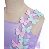 image:imageIDOPIP Toddler Girls Butterfly Birthday Dress Ruffle Tulle Flower Girl Wedding Pageant Formal Party Dress for Photo Shoot 16Purple