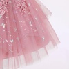 image:imageIDOPIP Toddler Girls Butterfly Birthday Dress Tulle Flower Girl Dress 16T  Butterfly Glitter Handkerchief Tulle Dress Embroidery Floral Lace Princess Ball Gown for Wedding Pageant Formal Photo PartyDusty Pink