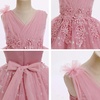 image:imageIDOPIP Toddler Girls Butterfly Birthday Dress Tulle Flower Girl Dress 16T  Butterfly Glitter Handkerchief Tulle Dress Embroidery Floral Lace Princess Ball Gown for Wedding Pageant Formal Photo PartyDusty Pink