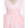 image:imageIDOPIP Toddler Girls Butterfly Birthday Dress Tulle Flower Girl Dress 16T  Butterfly Glitter Handkerchief Tulle Dress Embroidery Floral Lace Princess Ball Gown for Wedding Pageant Formal Photo PartyPink