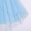 image:imageIDOPIP Toddler Girls Butterfly Dress Sparkly High Low Tulle Tutu Princess Birthday Party Dress for 16T Flower Girl WeddingBlue