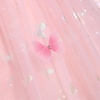 image:imageIDOPIP Toddler Girls Butterfly Dress Sparkly High Low Tulle Tutu Princess Birthday Party Dress for 16T Flower Girl WeddingPink