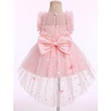 image:imageIDOPIP Toddler Girls Butterfly Dress Sparkly High Low Tulle Tutu Princess Birthday Party Dress for 16T Flower Girl WeddingPink