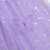 image:imageIDOPIP Toddler Girls Butterfly Dress Sparkly High Low Tulle Tutu Princess Birthday Party Dress for 16T Flower Girl WeddingPurple