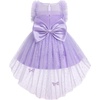 image:imageIDOPIP Toddler Girls Butterfly Dress Sparkly High Low Tulle Tutu Princess Birthday Party Dress for 16T Flower Girl WeddingPurple