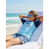 image:imageIDOPIP Boys Rash Guard Swimsuit Set UPF 50 Swim Shirt and Trunks for Beach  2PCS UPF 50 Sun Protection Swim Set with Quick Dry Rash Guard Shirt and Matching Swim Trunks For Beach Pool And VacationBlue